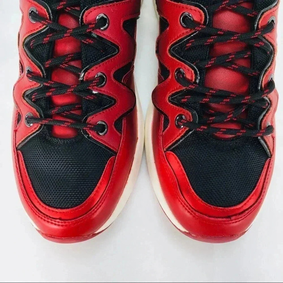 GUESS Tane Dark Red Men’s Sneakers Size 10.5 - Picture 6 of 16